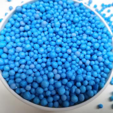 Coated urea blue slow released